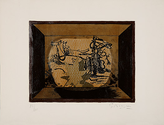 Georges Braque, "Le char III (Char verni)", Vallier, Mourlot 098, 46
