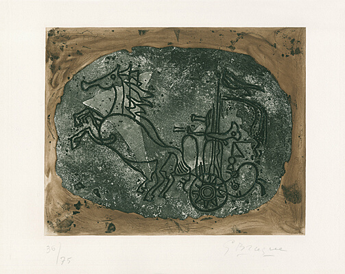 Georges Braque, "Char noir (Char V)", Vallier, Hatje 116, 74
