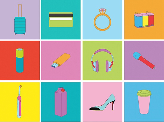 Michael Craig-Martin, "Objects of our time"