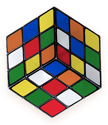 Patrick Hughes, "Rubik's Cube"