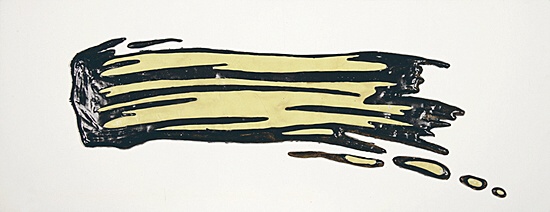 Roy Lichtenstein, "Brushstroke"