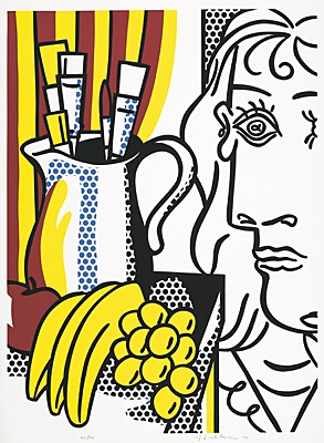 Roy Lichtenstein, "Still Life with Picasso",Corlett 127