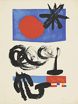 Joan Miró, "Lune étoile", Mourlot 0146