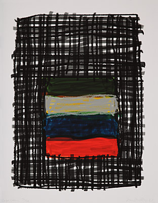 Sean Scully, "Cage Green"