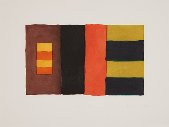 Sean Scully, "Triptych", Martino, Scully 91011, SS1541