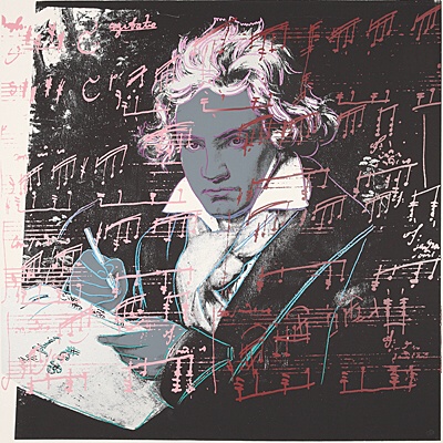 Andy Warhol, "Beethoven",Feldman/Schellmann II.391