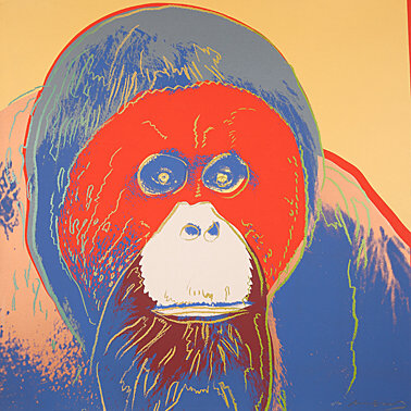 Andy Warhol, "Orangutan",Feldman/Schellmann IIB.299