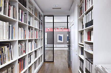 Galerie Boisserée, Bibliothek im Erdgeschoss