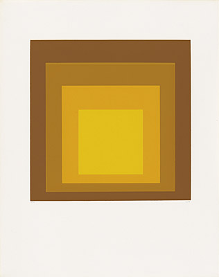 Josef Albers, Blatt 2 aus "Hommage au carré", Danilowitz 160.2