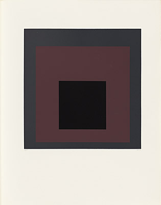 Josef Albers, Blatt 5 aus "Hommage au carré", Danilowitz 160.5
