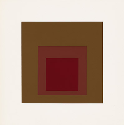 Josef Albers, "Homage to the Square:, Danilowitz 156.1 - 156.10