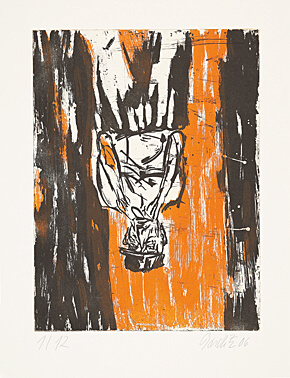 Georg Baselitz, "Der Orangenessermaler"