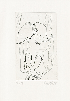 Georg Baselitz, "Gotische Mädchen",vgl. Trento 1997 56 - 65