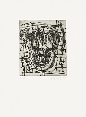 Georg Baselitz, "Maler mit Fragment", Mason l Gretenkort 569