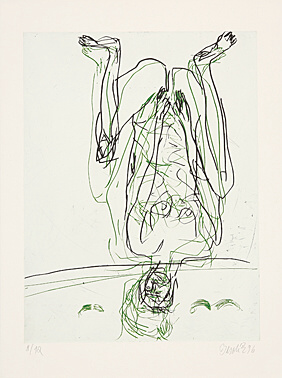 Georg Baselitz, "Zwei Streifen",Trento 1997 76