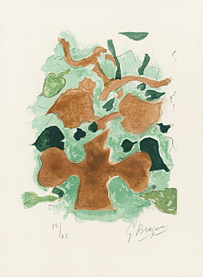 Georges Braque, "La forêt" (Der Wald), Vallier, Mourlot 187 S. 275, 131