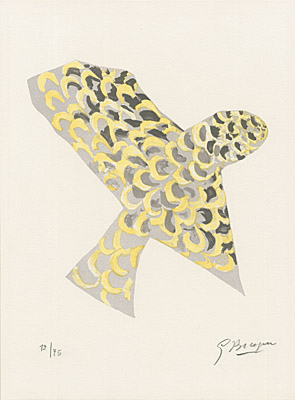 Georges Braque, "Le rapace" (Der Raubvogel), Vallier, Mourlot 187 S. 278, 136