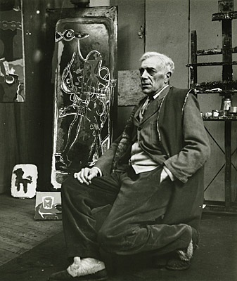 Kurt Blum, Georges Braque im Atelier (1960er Jahre)