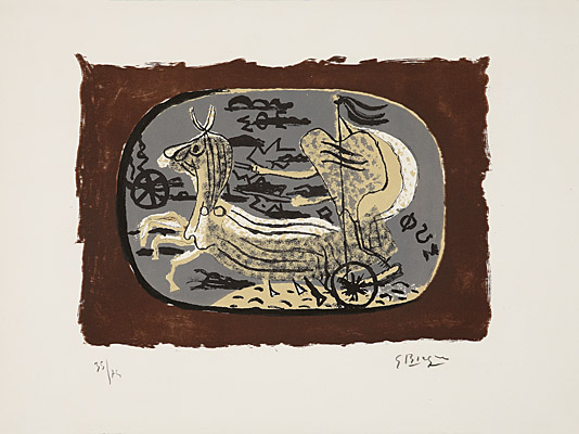 Georges Braque, "Phaeton (Char I)", Vallier, Mourlot 026, 4