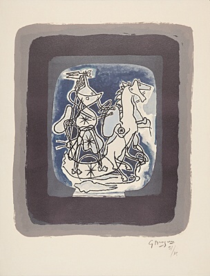 Georges Braque, "Helios V", Vallier, Mourlot 040, 11