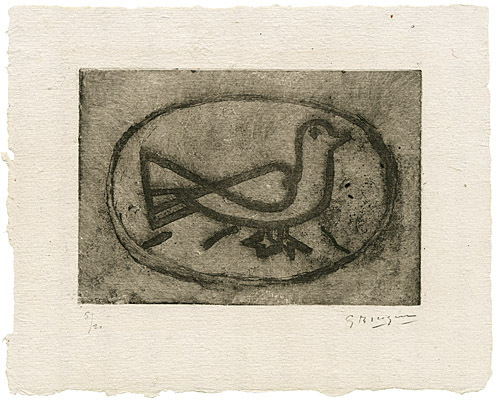 Georges Braque, "Oiseau II", Vallier 052