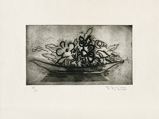 Georges Braque, "Corbeille de fleurs", Vallier 071