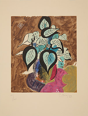 Georges Braque, "Feuillage en couleurs", Vallier 105
