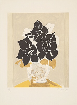 Georges Braque, "Les amaryllis", Vallier, Hatje 125, 81