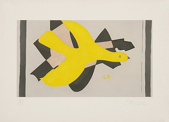 Georges Braque, "L'oiseau et son ombre II",Vallier 157