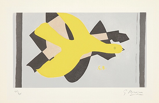 Georges Braque, "L'oiseau et son ombre II",Vallier 157