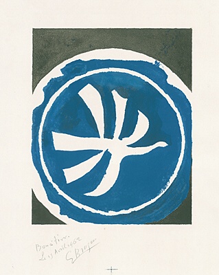 Georges Braque, "L'oiseau blanc",Vallier, Mourlot 159, 113