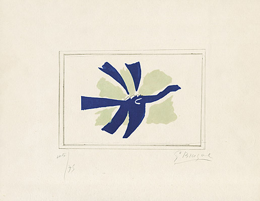 Georges Braque, "Le ciel bleu", Vallier, Mourlot 175, 142