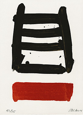 Pierre Soulages, "Lithographie No. 40", Encrevé/Miessner Kat. Nr. 089