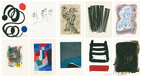 Jean Cassou, "Vingt-deux poèmes", Cramer 107 Chagall Cramer 240 Miró