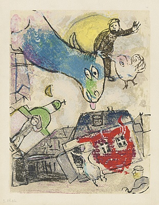 Marc Chagall, "Tu m‘as rempli les mains" (Du hast meine Hände gefüllt), Cramer 74
