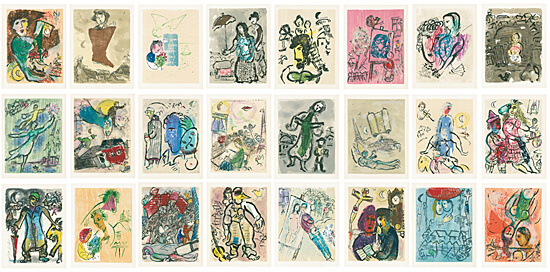 Marc Chagall, "Poèmes", Cramer 74