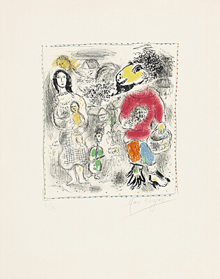 Marc Chagall, "Petits paysans II", Mourlot 547