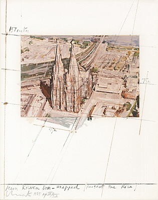 Christo & Jeanne-Claude, "Mein Kölner Dom, Wrapped" (Project For Köln), Schellmann 125