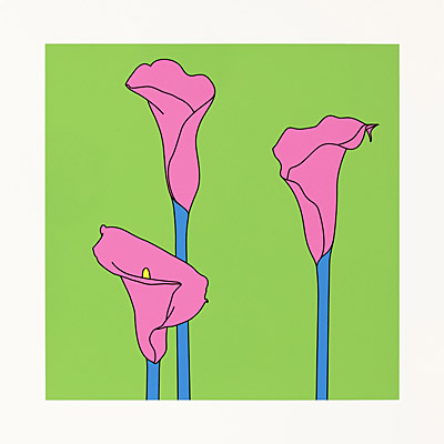 Michael Craig-Martin, "Lilies"
