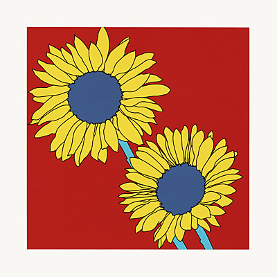 Michael Craig-Martin, "Sunflowers"