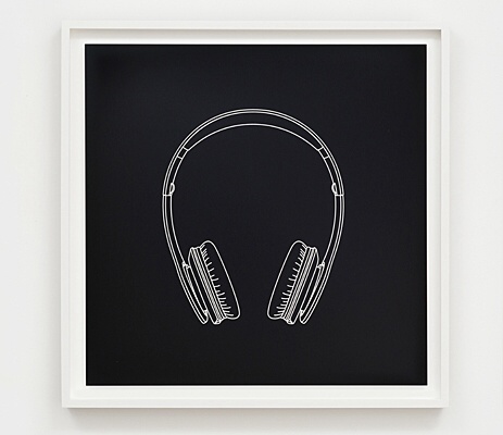 Michael Craig-Martin, "Headphones"