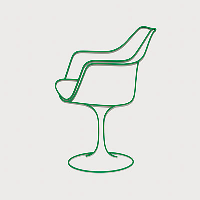 Michael Craig-Martin, "Saarinen Chair" aus der Reihe "Chairs"