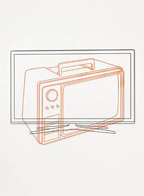 Michael Craig-Martin, "Television / Television"
