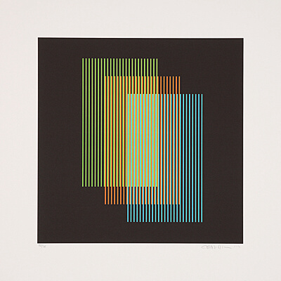 Carlos Cruz-Diez, "Color aditivo Ramblas 1963-2011"
