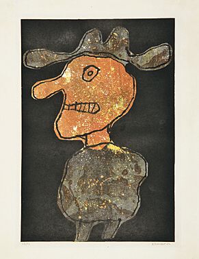 Jean Dubuffet, "Personnage au chapeau",Webel 810