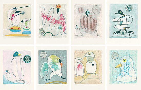 Max Ernst, "Oiseaux en péril