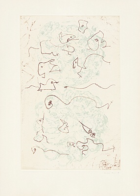 Max Ernst, "Les chiens ont soif" (Jaques Prévert), Spies/Leppien, Brusberg/Völker 098 C (von D), 102
