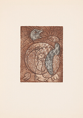 Max Ernst, "Les énergumènes", Spies/Leppien, Brusberg/Völker 104 A (von B), 116