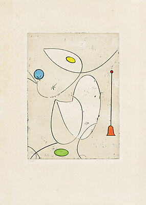 Max Ernst, "La cloche rouge", Spies/Leppien, Brusberg/Völker 139 B (von B), 152