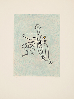 Max Ernst, ohne Titel - "Graphisme I", Spies/Leppien, Brusberg/Völker 212 B (von C), 157